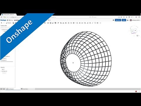 Plastic basket simple solution Onshape Training Part Design