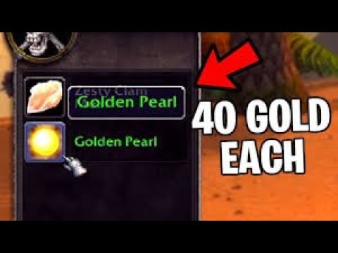 Warcraft GOLDEN PEARL / WOW Classic 50 gold per HOUR / BEST GOLDEN PEARL SPOT