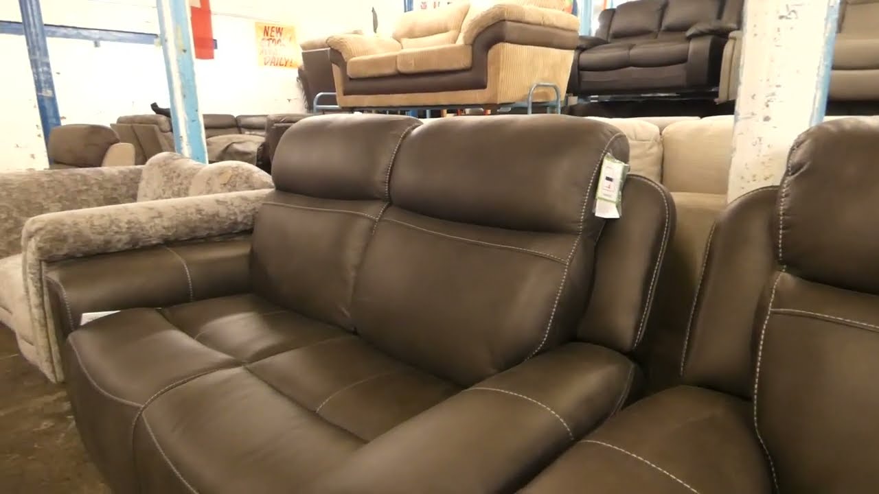 Leather Sofa Set (2 x 2 Seater Sofas)