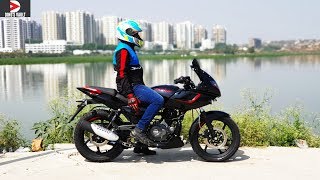 Bajaj Pulsar 180F First Ride Review World First #Bikes@Dinos