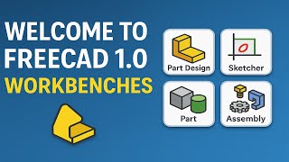FreeCAD 1.0 Tutorial: Understanding Workbenches for Beginners