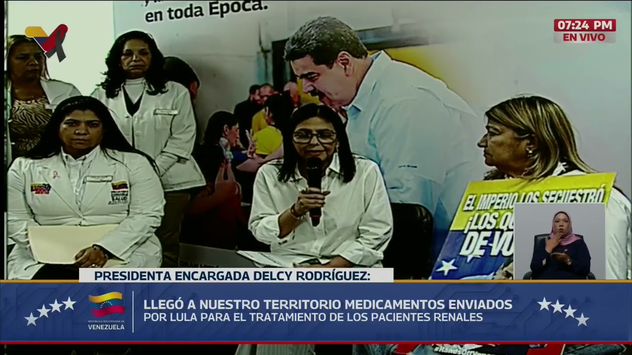 Delcy Rodríguez explica por qué reabren embajadas entre Estados Unidos y Venezuela