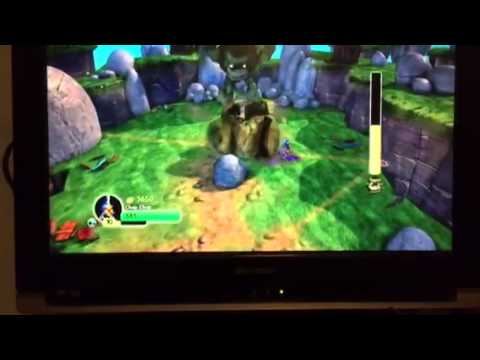 How to defeat Earth Golem Skylanders Spiro's Adventure