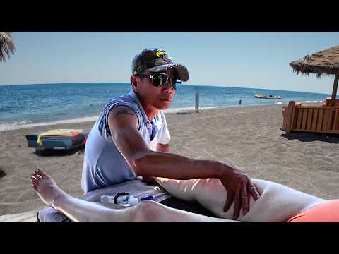 Incredible FOOT MASSAGE in Santorini, GREECE 😴🇬🇷