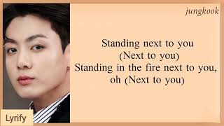 Download lagu Jungkook standing next to you lyrics mp3