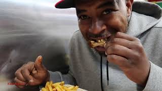 IS IT GOOD 🤔 KEV EAST PULLS UP ON CHUCKS BBQ FOR SOME GRILLED WINGS‼️SOUTH JERSEY