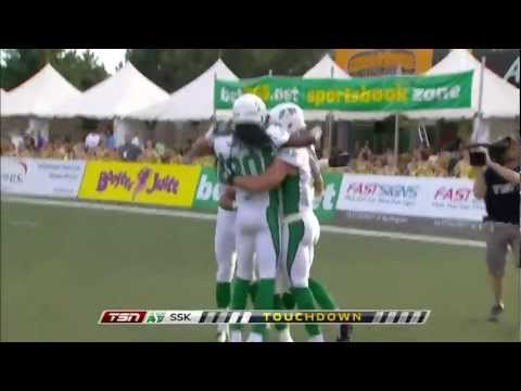 CFL Recap: Saskatchewan 43, Hamilton 16 - June 29, 2012