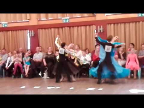 Taneční liga Moravskoslezské divize Třinec,JUN II B , Valčík, Jan Petráš, Veronika Petrášová