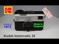 1973 Kodak Instamatic 36 126 Film Camera
