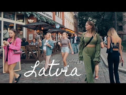 Riga Latvia Walking Tour 2024 4k  🇱🇻 Old Town Riga Festival, Tourist Attractions, Full Tour
