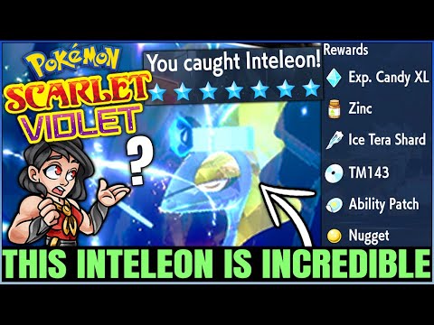 7 STAR INTELEON = INSANE - Easy Solo Best Raid Guide & All New Rewards - Pokemon Scarlet Violet!