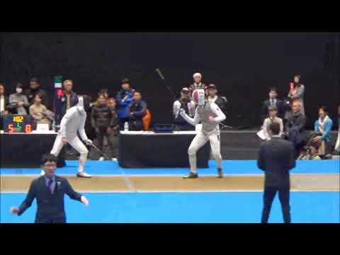 Mertine vs Nagashima - Tokyo 2019 World Cup R64 Ind. Men's Foil