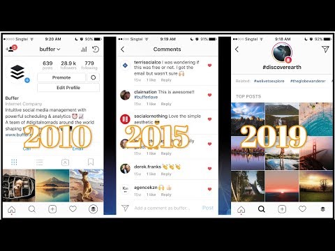 Evolution of Instagram from 2010 to 2019 ¬ Top Media Official