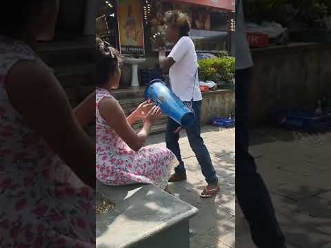 prashnayak ahannada Bongo Cover || Street Singing || Sri Lankan