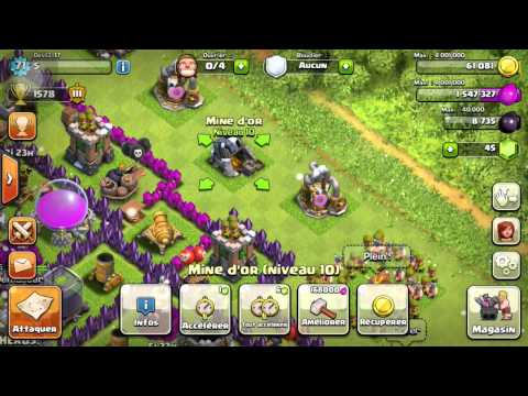 comment gagner xp clash of clan