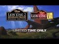 Lion King 1 1 2 Lion King 2 Special Edition Bluray Trailer HD