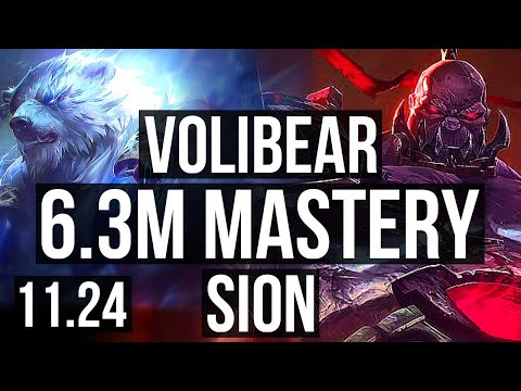 VOLI vs SION (TOP) (DEFEAT) | 6.3M mastery | BR Diamond | 11.24