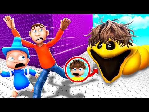 Becoming the SCARY WORM to PRANK MY FAMILY in Roblox Troll Tower!