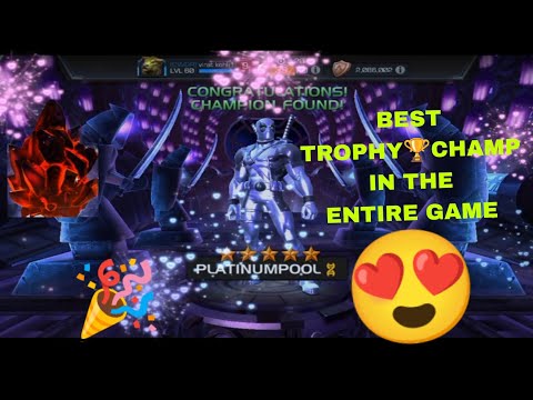 I got 5*Platinumpool|Mcoc|Marvel Contest Of Champions|Best Trophy champ|Best Regen in mcoc|Love him!