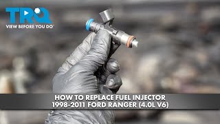 How to Replace Fuel Injectors 1998-2011 Ford Ranger (4.0L V6)