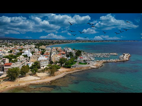 Παραλία Αρτέμιδας (Λούτσα) ~ Drone 4K
