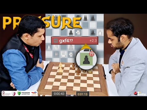 Pressure Makes Even GMs Miss This | Sandipan Chanda vs Arjun Erigaisi |  World Rapid 2025