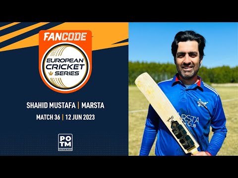 POTM: S.Mustafa - HAM vs MAR | Highlights | FanCode ECS Sweden | 12 June 2023 | ECS23.451