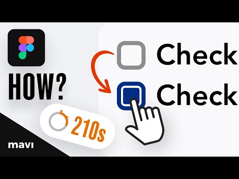 Create an Interactive Checkbox Component in 210 Seconds Figma Tutorial