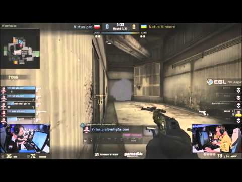 Virtus.pro vs Na'Vi [ ESL Pro League Winter | Cache Map 1 | Ace by Byali ]