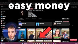 how to make money on tiktok (on easy mode)