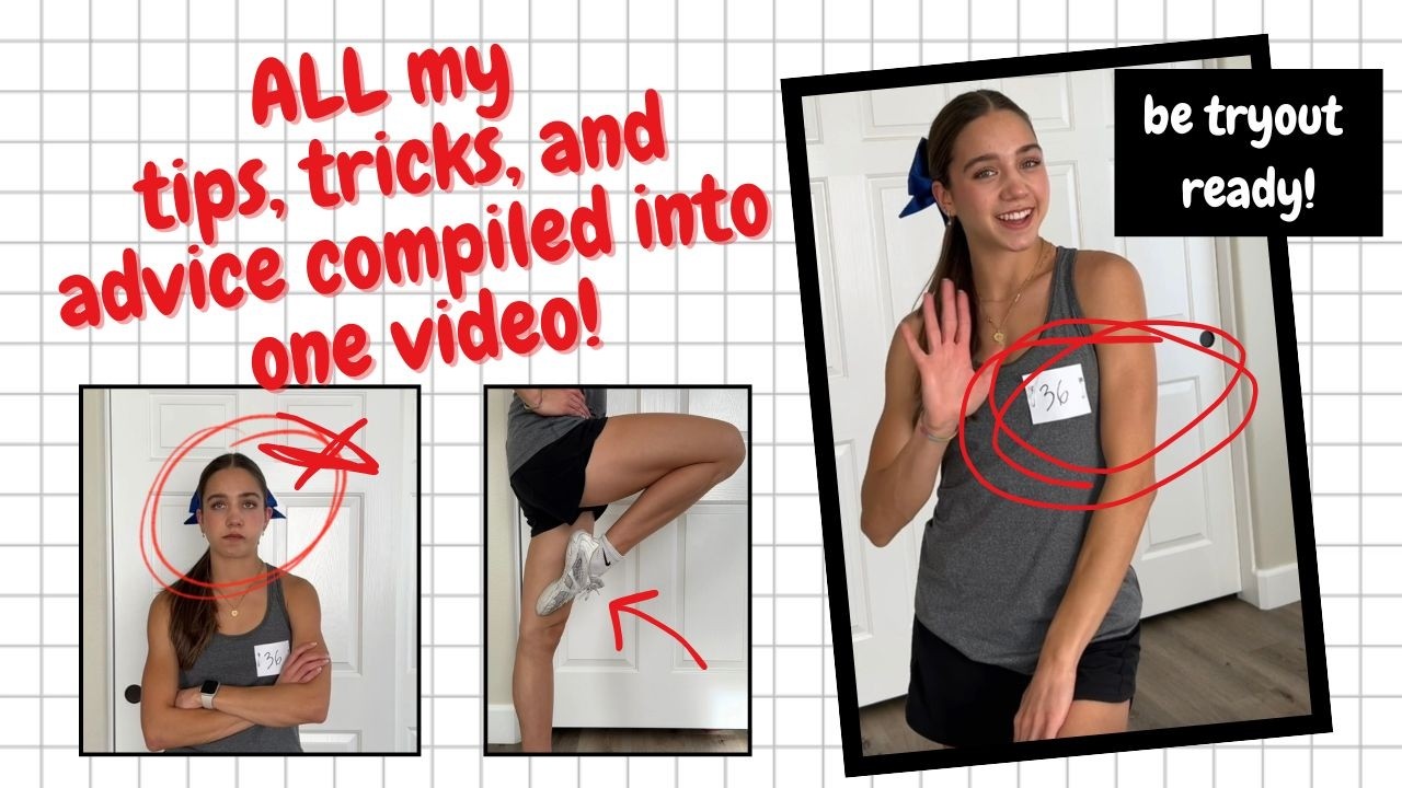The ULTIMATE guide to TRYOUTS (how to make the CHEER / DANCE team)