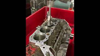 #sbc #honing & deglazing cylinder bore. #shorts