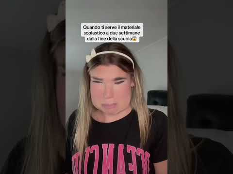 Quando ti serve il MATERIALE SCOLASTICO a due settimane dalla fine della scuola😰#scuola#lauradimaso