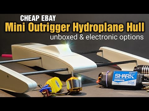 Build a RC Rigger Boat | RC Pro Boat Epoxy (frp) Mini Outrigger hydro  | RC Boat Unboxing