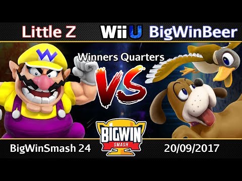 BigWinSmash 24 - Winners Quarters - Little Z (Wario) v BigWinBeer (Duck Hunt Duo)