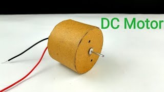 How to Make a DC Motor at Home (Cardboard DC Motor