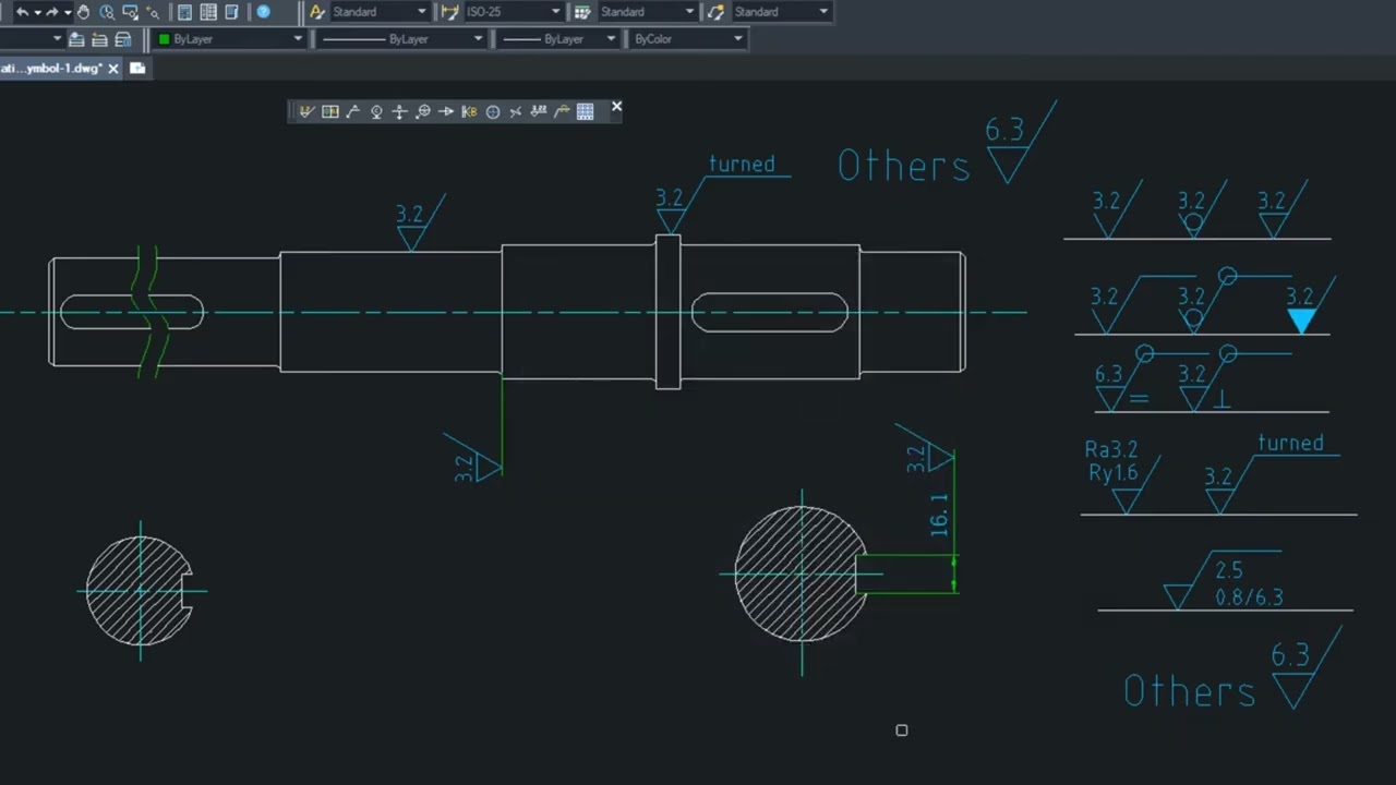 ZWCAD MFG - Surface Texture