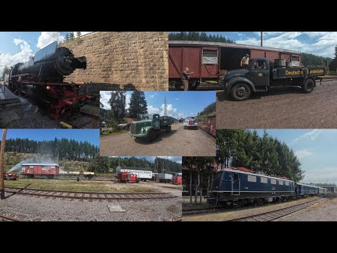 Historisches Bahnhofsfest Seebrugg / Bahnhofsbetrieb wie in den 50er Jahren #eisenbahn #nostalgia
