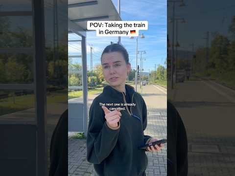 POV: Taking the train in Germany 🇩🇪