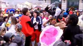 preview picture of video 'Défilé de Carnaval et Flash mob à Cahors 2013'