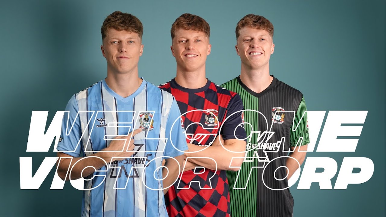 Coventry City signs Danish midfielder VICTOR TORP!  - YouTube