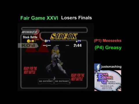 Fair Game XXVI: Mr. Meeseeks (Shiek) vs. Greasy (Marth) - Losers Finals