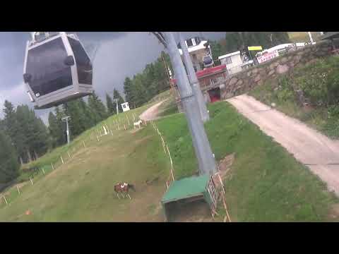 Risalita integrale cabinovia Leitner "Doss dei Laresi - Cermis" Cavalese (TN) Ropeway /Telesiègè