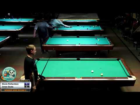 High-Energy 9-Ball 🔥: Alexis Richardson VS Jonas Souto - Race to 4 Action!