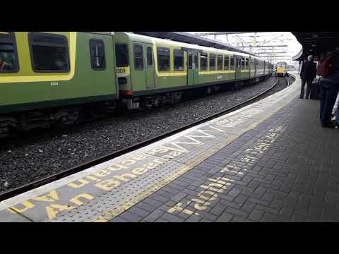 Iarnród Éireann (Irish Rail) 22000 Class ICR No 22357 arriving at Connolly Station, Dublin