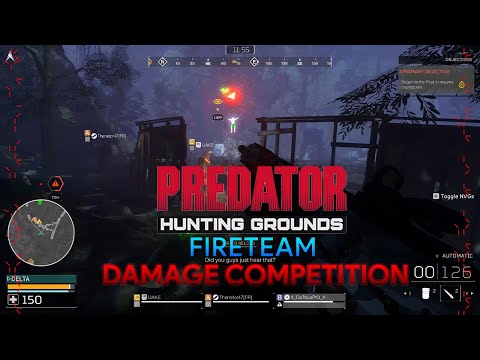 Predator Hunting Grounds: Fireteam Damage Competition