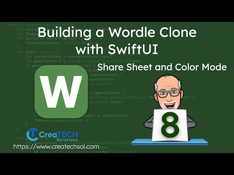 SwiftUI Wordle Clone: 8  Share Sheet and Color Mode thumbnail