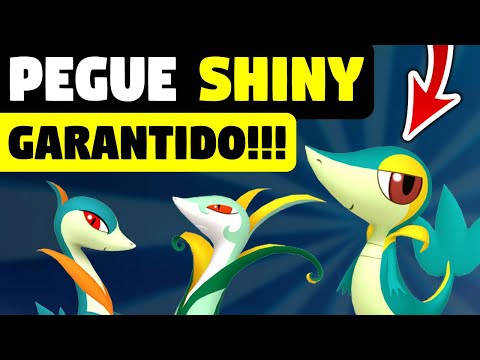 GARANTIDO!!! COMO PEGAR pokemon SHINY Pokemon Go - GUIA COMPLETO Dia da Comunidade Snivy