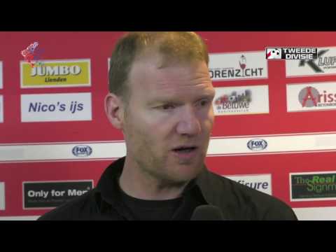 Persconferentie trainers FC Lienden - UNA