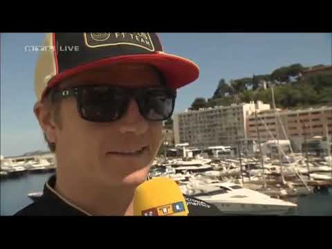 Monaco 2013 Kimi Räikkönen Exclusive Interview - RTL 😎